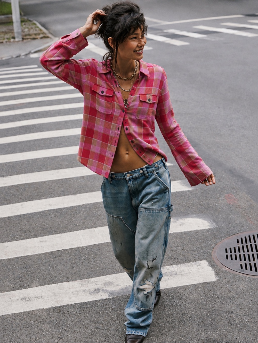Spell & The Gypsy Montague Flannel Shirt size XS